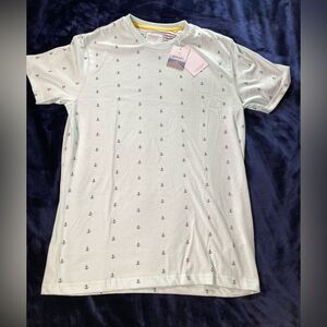 NWT Denim & Flower Ricky Singh Mint Green T-Shirt with Nautical Anchor size M